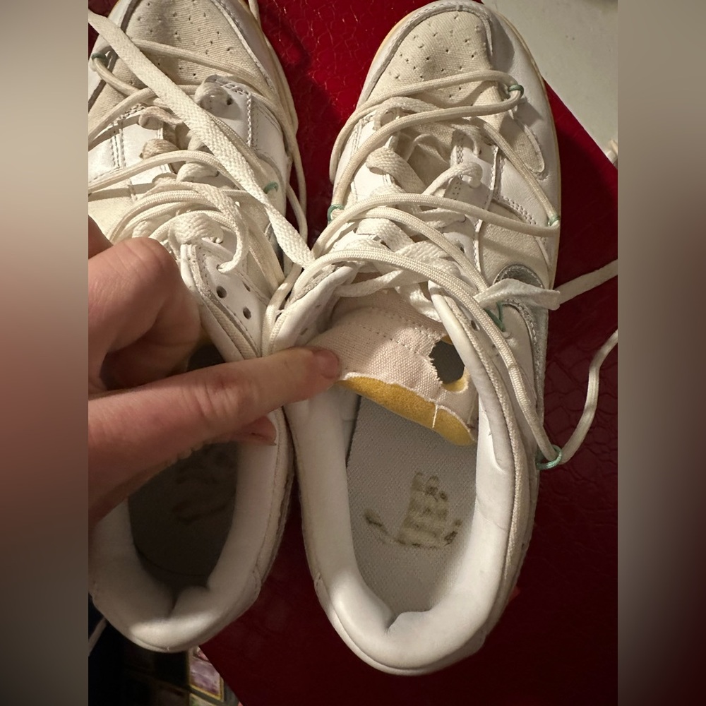 Nike Off-White Low Dunk 01 out of 50 white sneakers - Picture 12 of 13